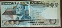 Nota de 5000 escudos de 1981