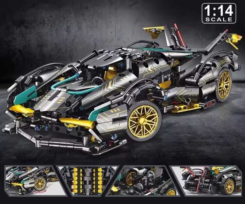 Samochód Lamborghini Klocki kompatybilne z Lego Technic Pudełko - Nowy