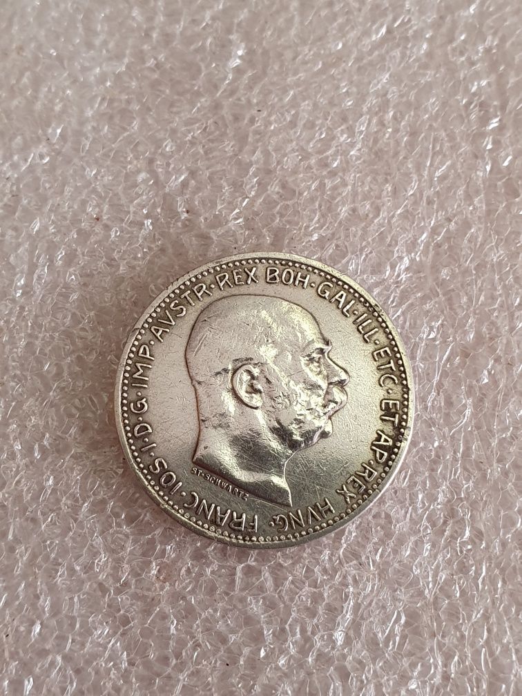 Монета крона серебро
