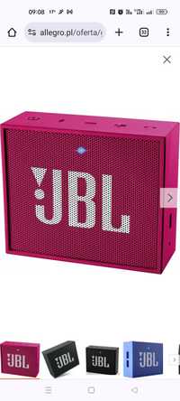 Głośnik bluetooth JBL GO różowy