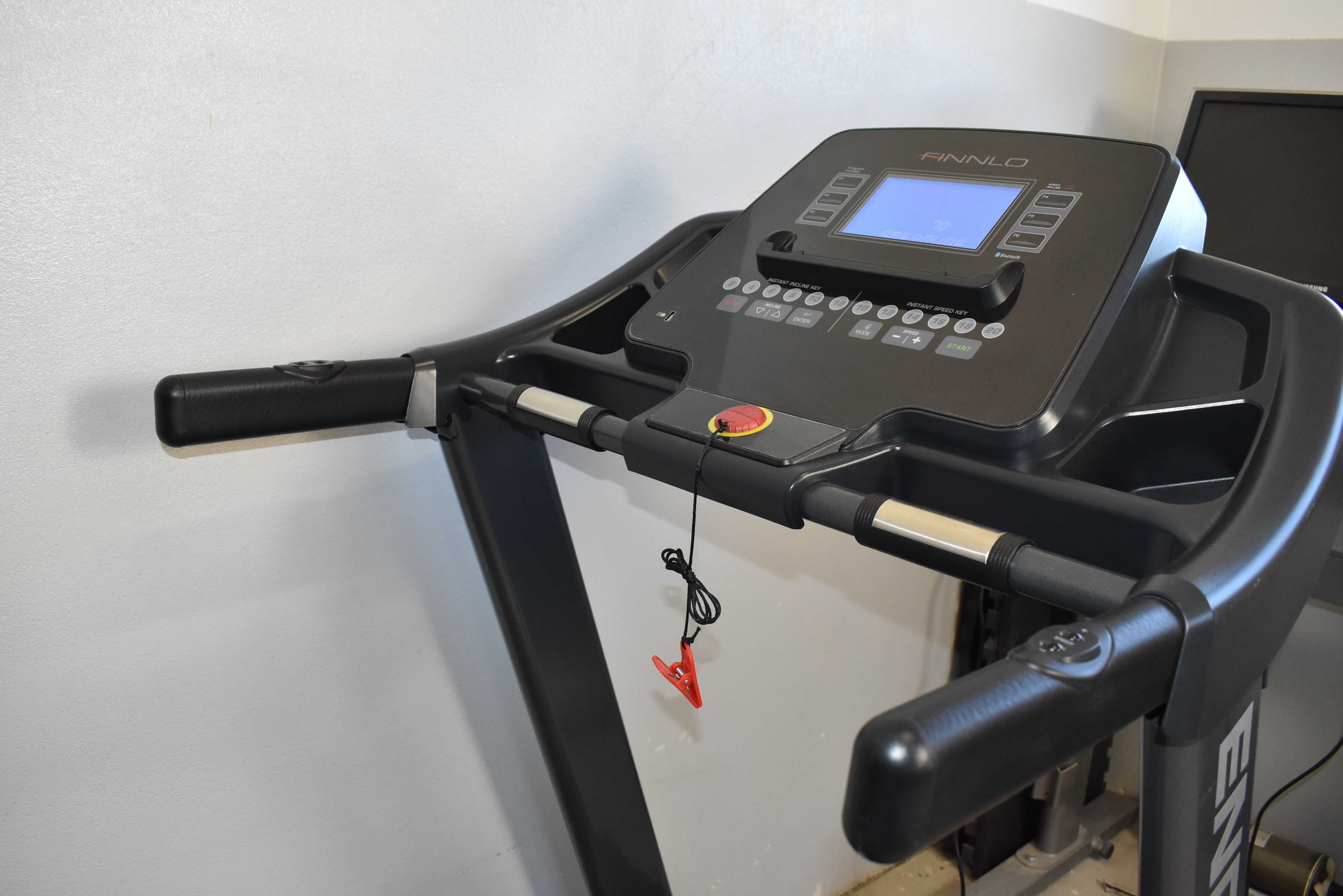 FINNLO ENDURANCE BT mocna stabilna bieżnia do 160kg + DUŻY PAS wysyłka