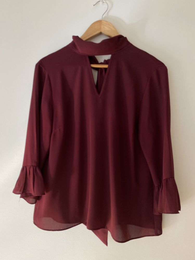 Blusa bordeaux primark