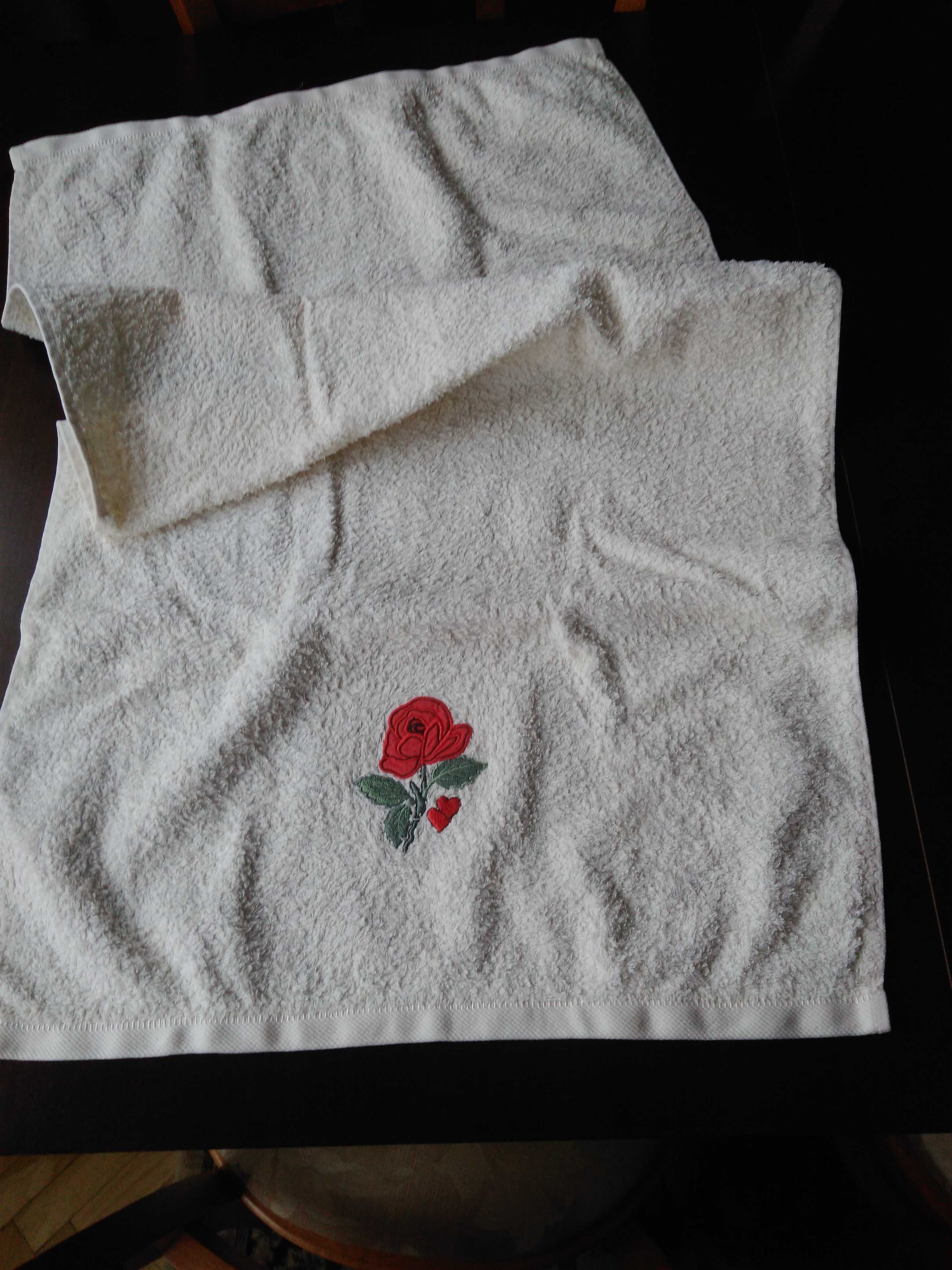 ręcznik do rąk z haftem 100% bawełna Nowy 94 x 46 cm
