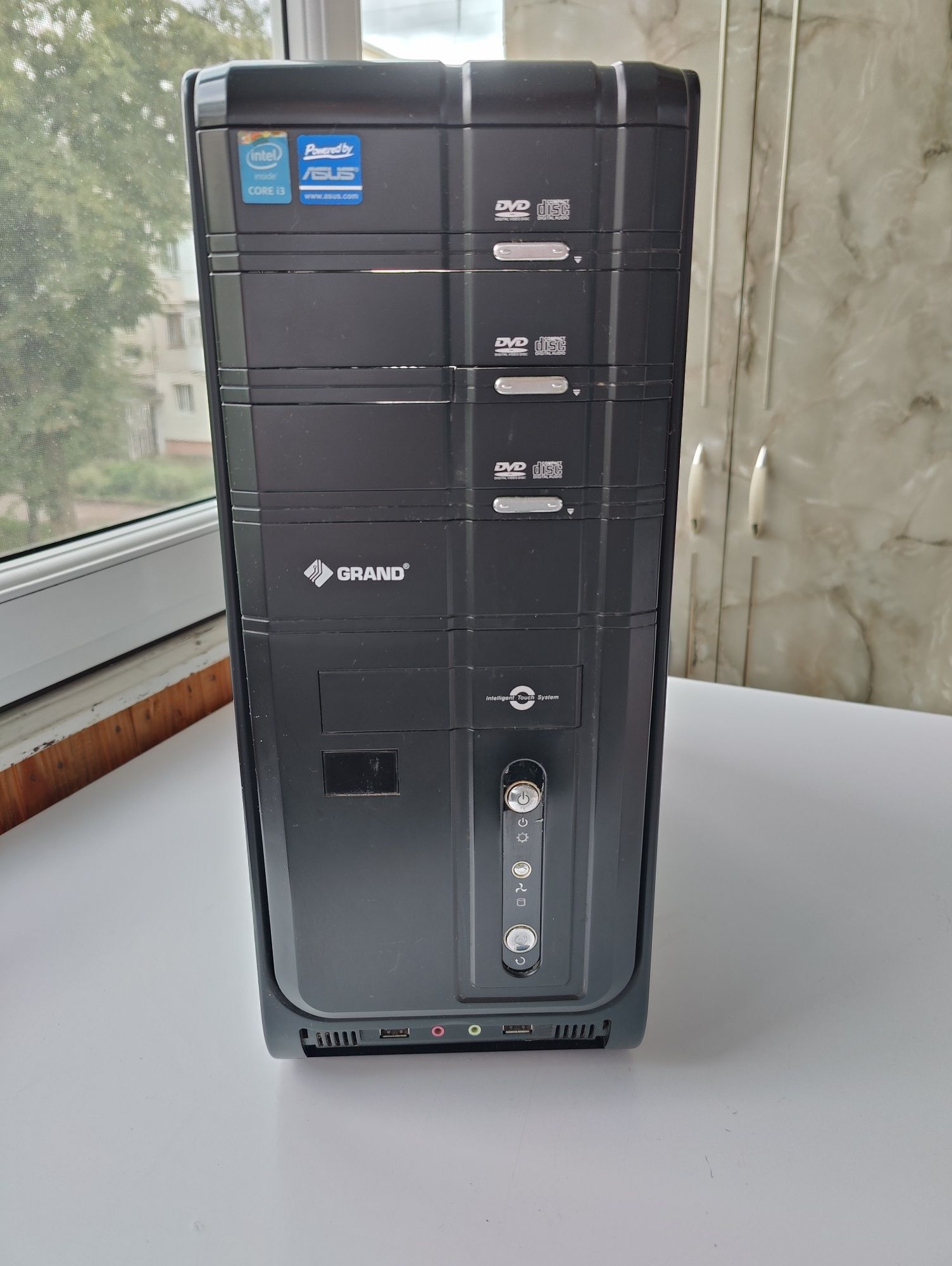H81m-k + intel i3-4170 + goodram ddr3 8gb 1600 МГц + БП Gembird 450w