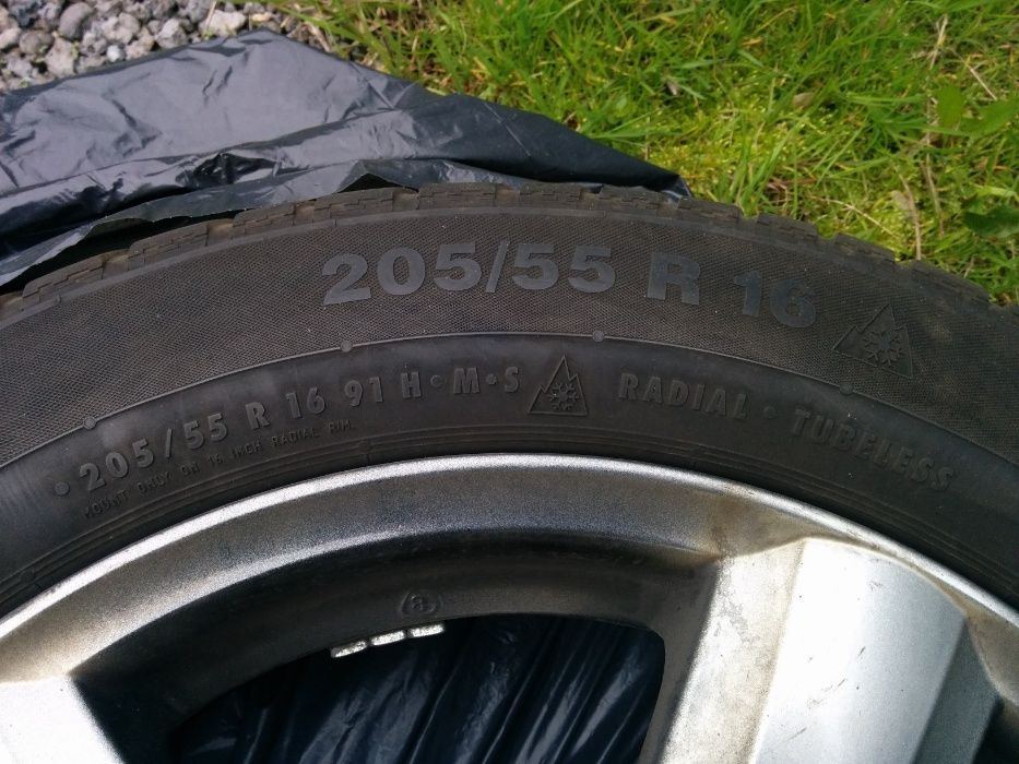 HONDA Alufelgi ATT (7Jx16H2) - z oponami Continental 205/55 R16