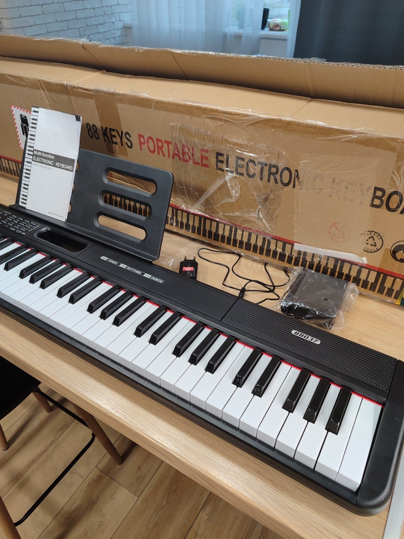 Цифрове електронне фортепіано піаніно 88 клавіш