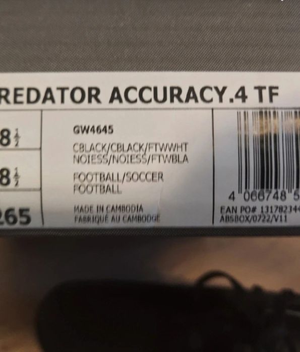 Turfy adidas predator