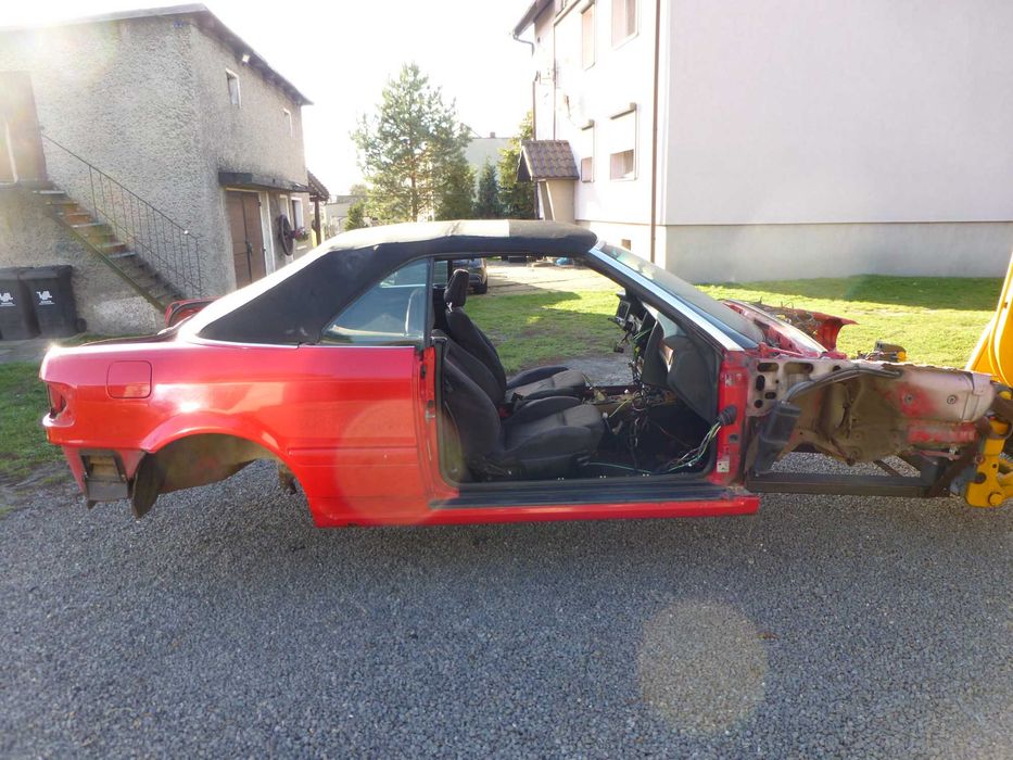 AUDI 80 CABRIO kabriolet KAROSERIA błotnik próg podłużnica dach CAŁOŚĆ