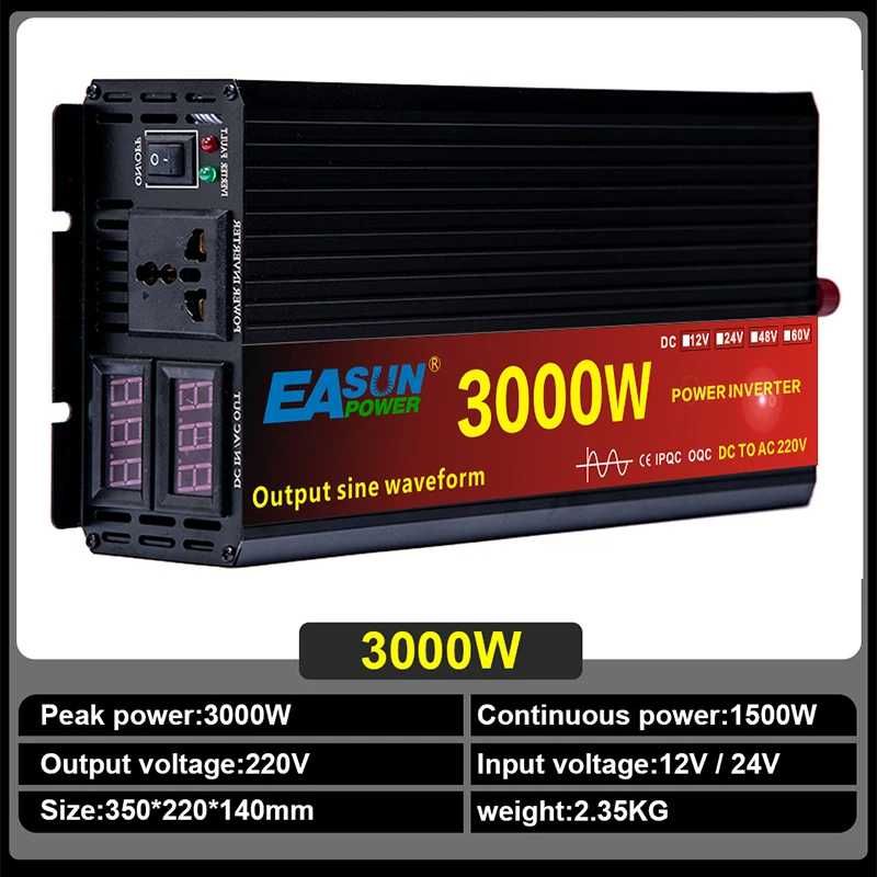 [NOVO] Inversor / Conversor 2000W/4000W Reais [Onda Pura] [12V/24V]