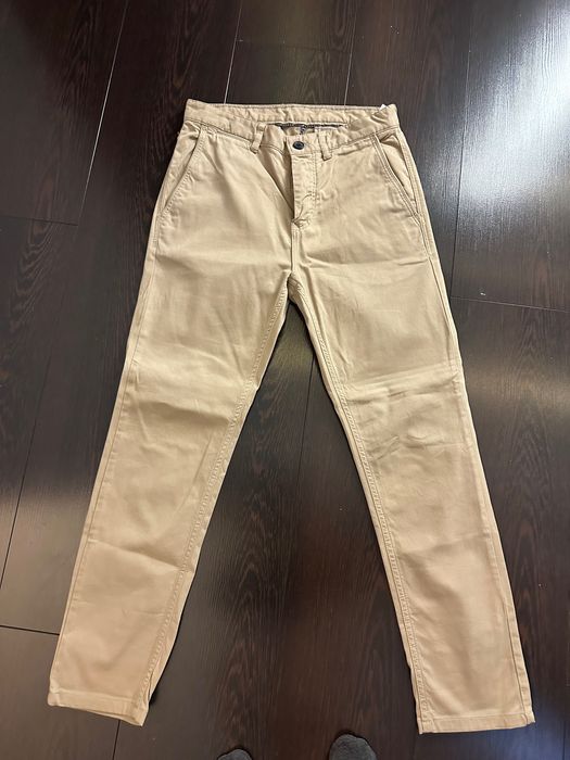Spodnie męskie w kolorze bezowym