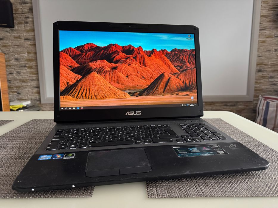 Laptop Asus 17 cali Intel i7QM 20GB RAM SSD 256GB GTX660M