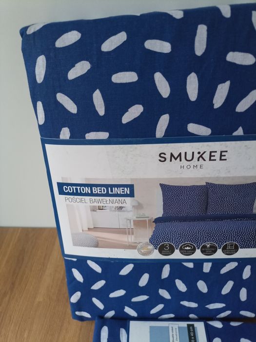 Pościel 5 elementów bawełna 100% SMUKEE komplet pościeli w łezki
