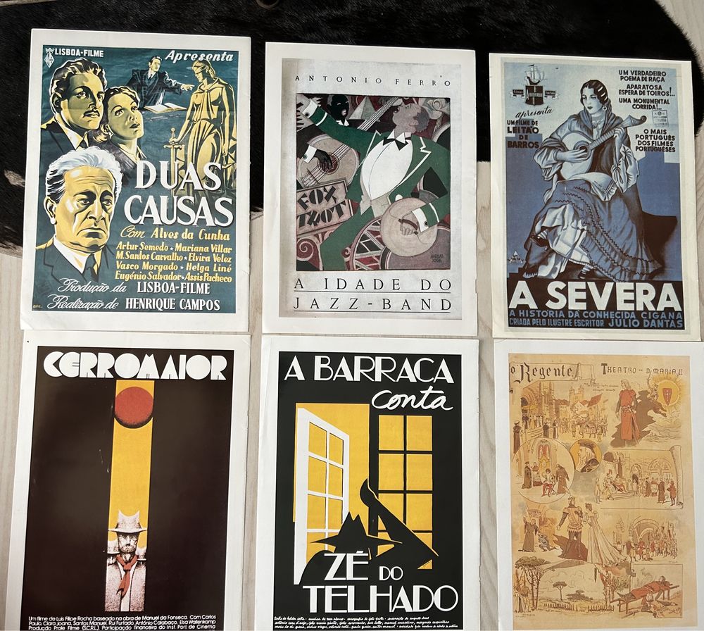Cartazes A4 de Filmes Portugueses Antigos