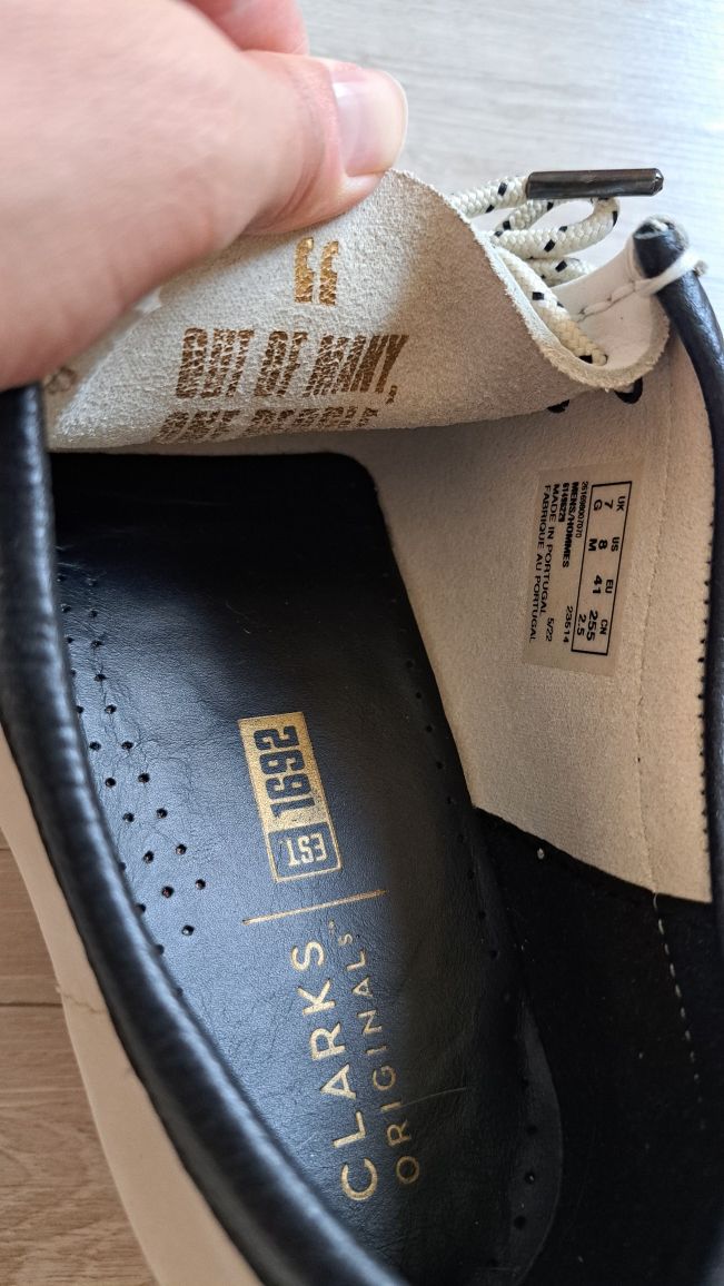 Clarks Wallabee Мокасини Оригінал (41-42 р.)