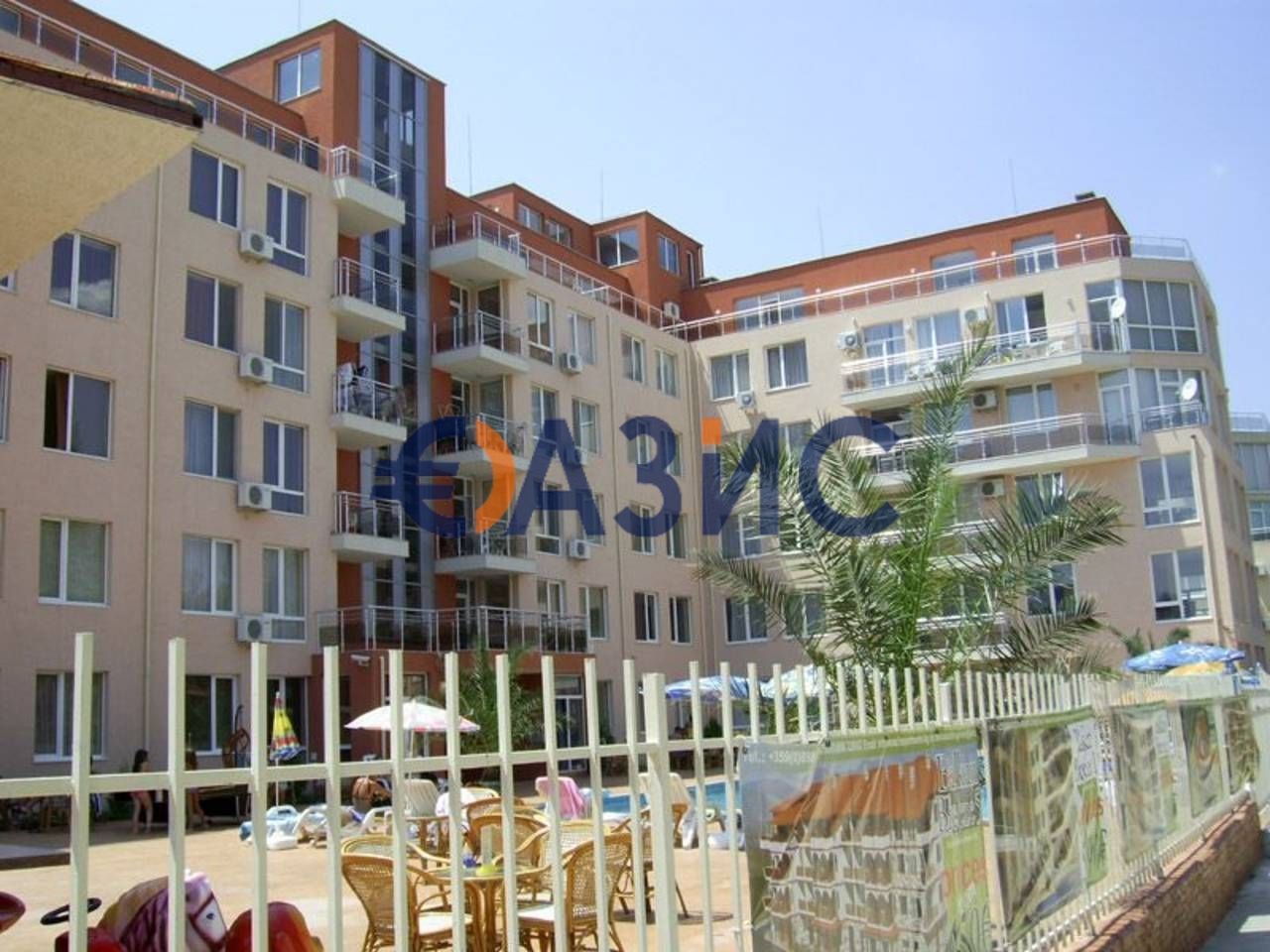 2-комнатная квартира на 3-м этаже,Балкан Бриз-1,Солнечный берег