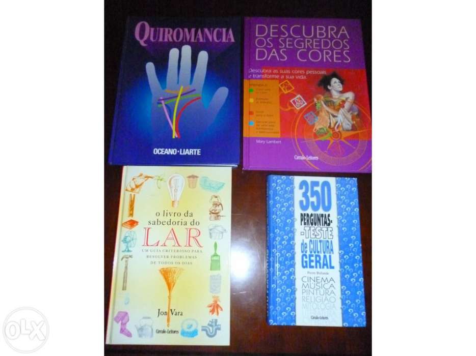 Livros diversos – 5 volumes