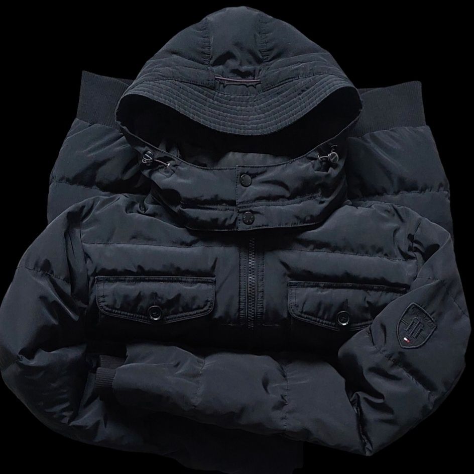 Tommy Hilfiger nowa kurtka puchowa męska z kapturem r. XXL