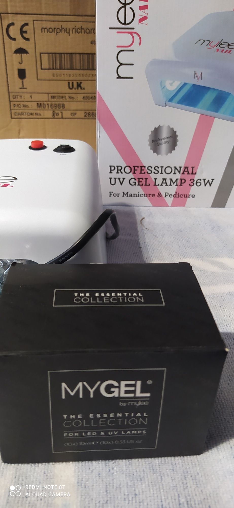 Nowy Zestaw MyLee Lampa UV do żeli lakierów hybrydowych