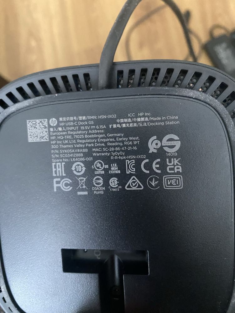 Stacja dokujaca HP USB-C Dock G5