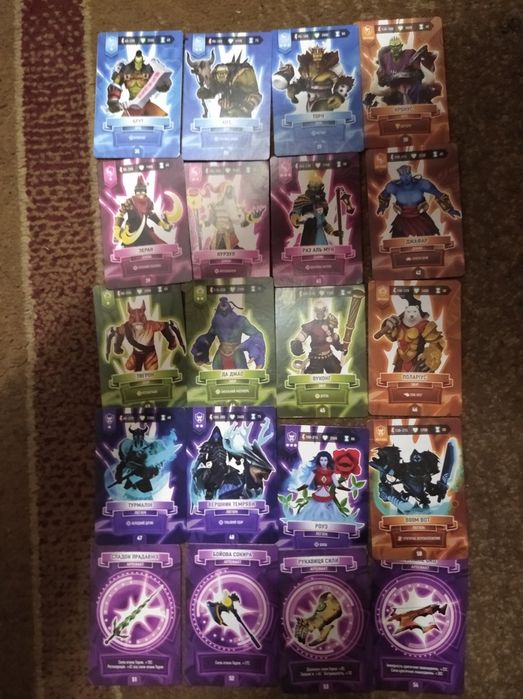 атб арена 2 сезон оригінал набор карточек карточки картки карти