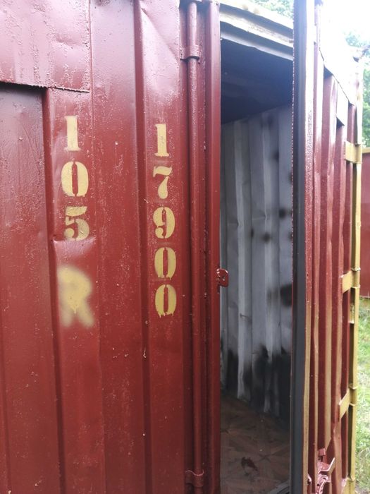 Пятитонный (футовый) морской контейнер после диагностики. Доставим.