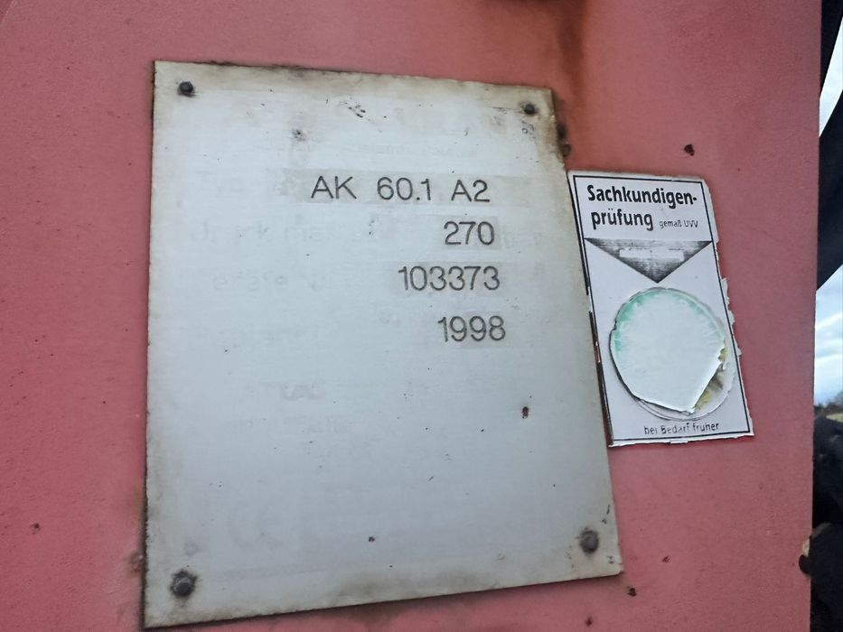 Легий Кран маніпулятор Atlas 60.1  1998p 6.5m palfinger hiab hmf fassi