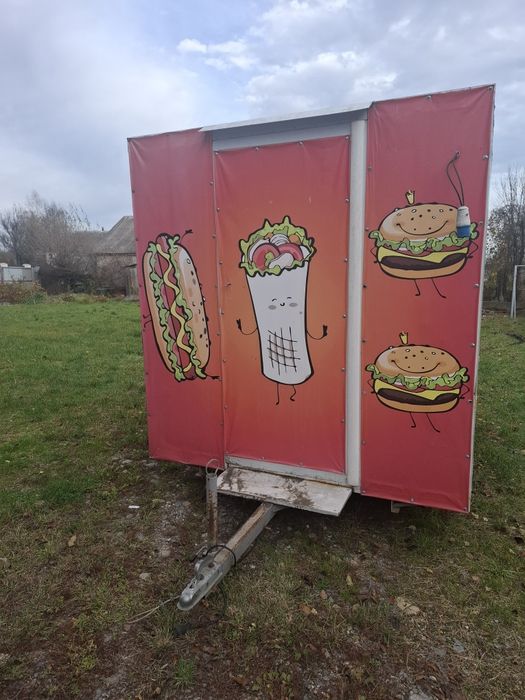 кіоск-причіп, фургон, фасфуд, кофейня, прицеп, купава, торговая бизнес