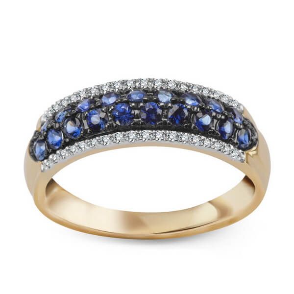 Złoty pierścionek Staviori z diamentem