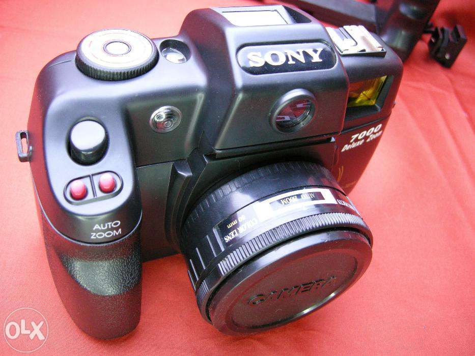 Aparat SONY 7000 Deluxe Zoom + lampa ANALOG klasyk