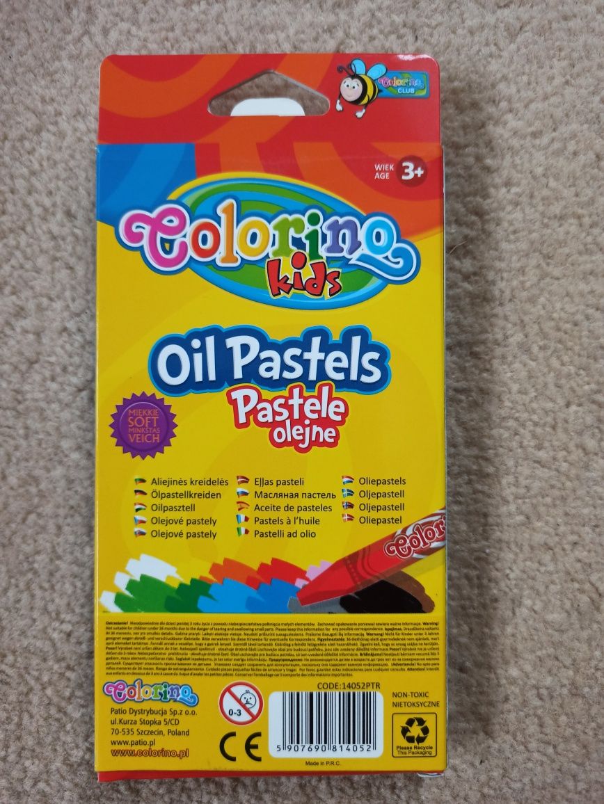 Zestaw pasteli olejnych 12 kolorów firmy Patio