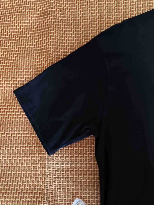 Stussy,Męska czarna koszulka z nadrukiem letnim, rozmiar L