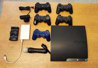PS3 henkaku 5xPad,Move,Kamera, SSD+HDD, Setki gier -zestaw wart 3000zł
