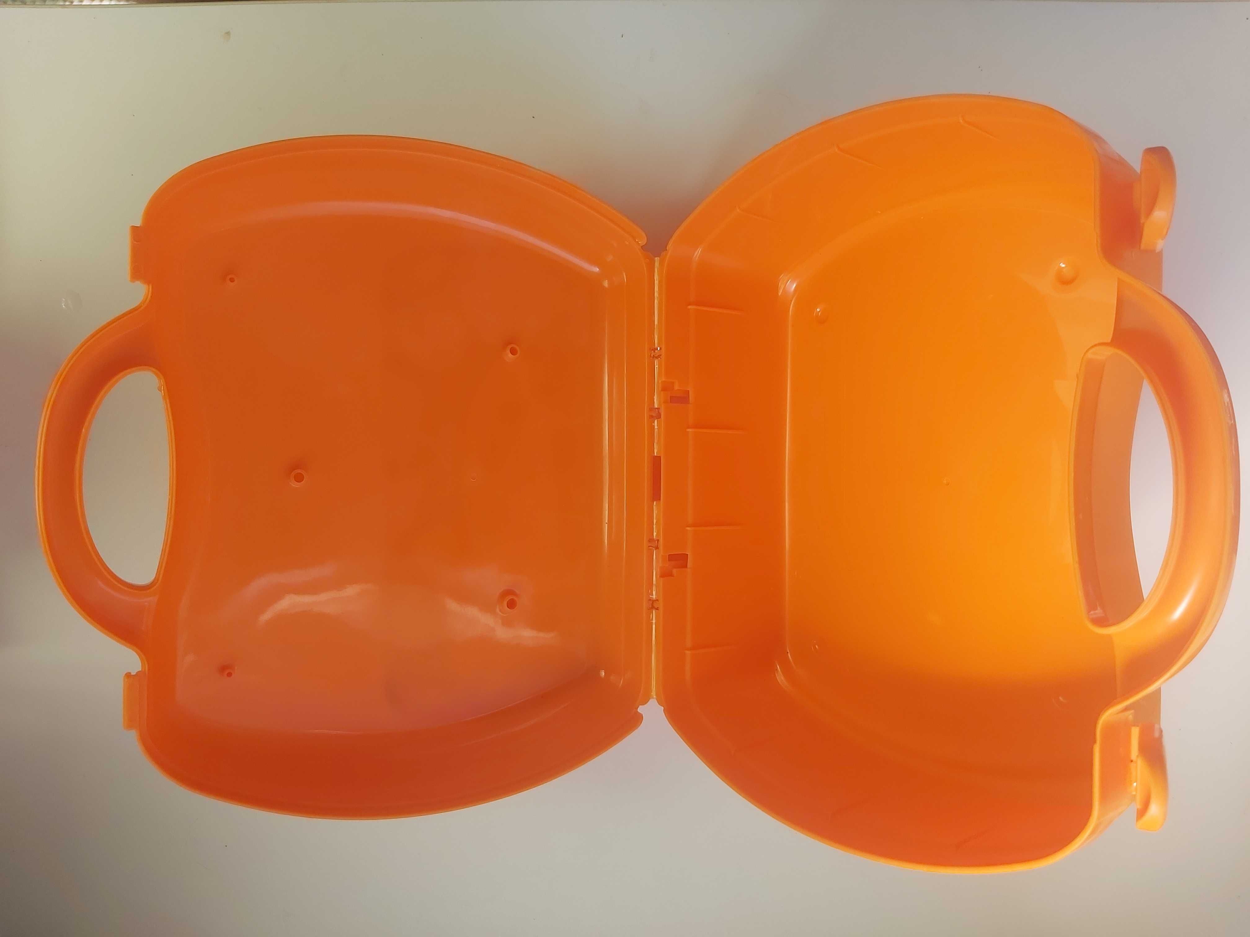 Lancheira de Plástico Laranja