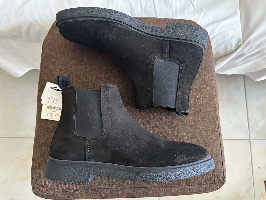 botins homem botas inverno pele pull bear 40