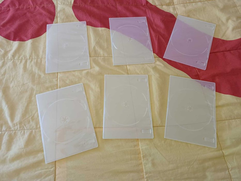 Lote de 6 Capas DVD Slim