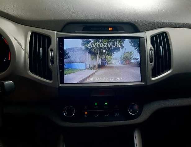 Магнитола SPORTAGE Kia GPS 2 din КИА Спортедж Tesla CarPlay Android 14