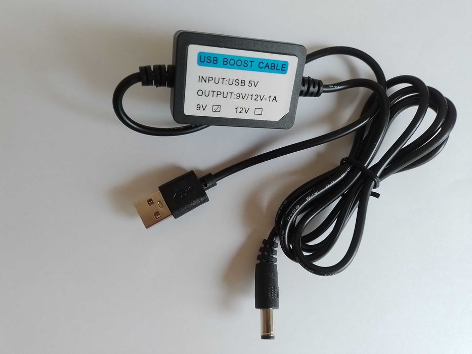 USB перетворювач напруги з 5V до 9V 1A
