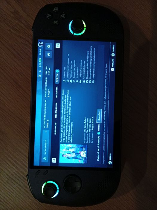 Lenovo legion go s 512 gb, z2go. Міні ноутбук