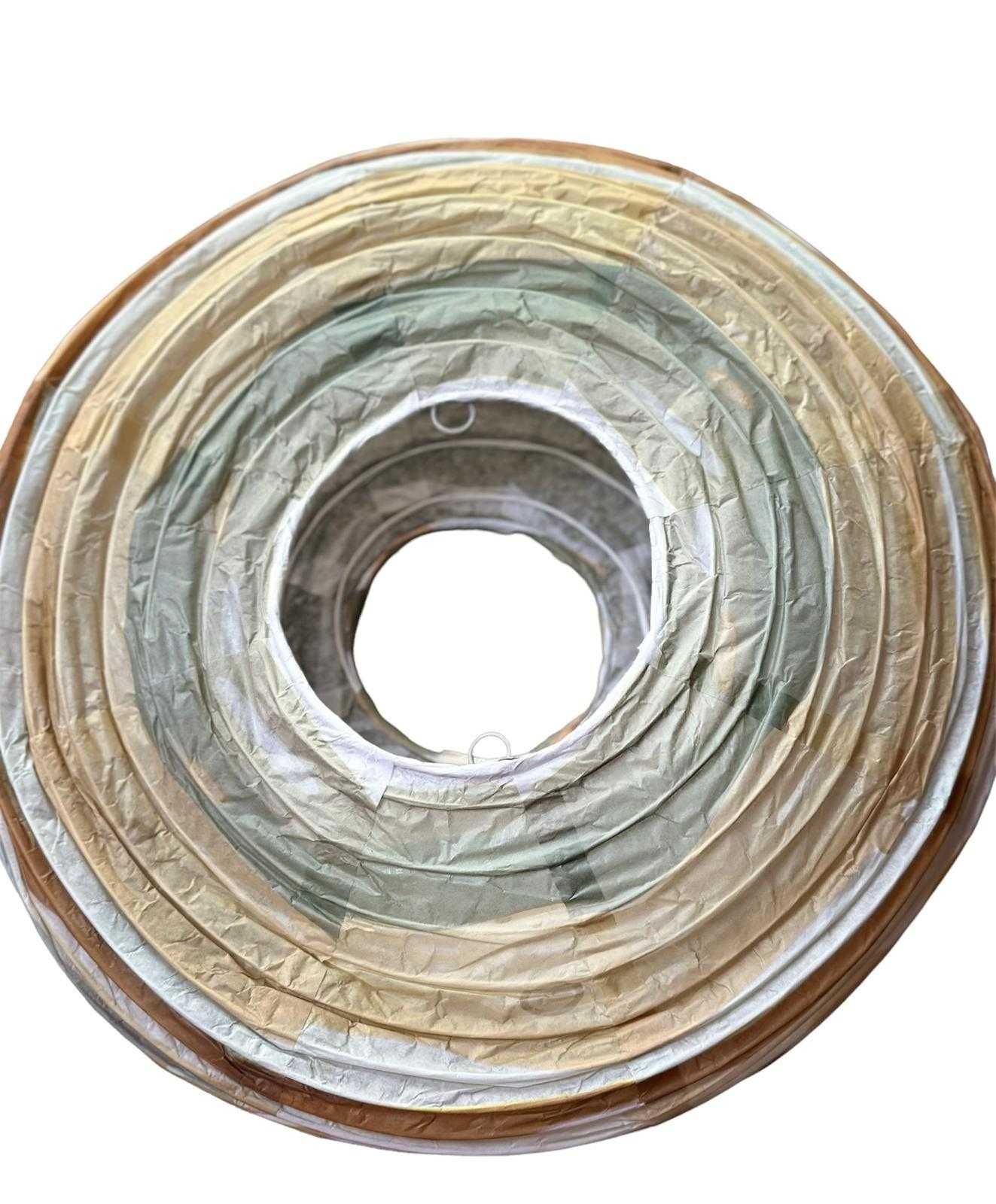Lampa Papierowa Składana Wielokolorowa np. Dla Dzieci 25cm kod 350