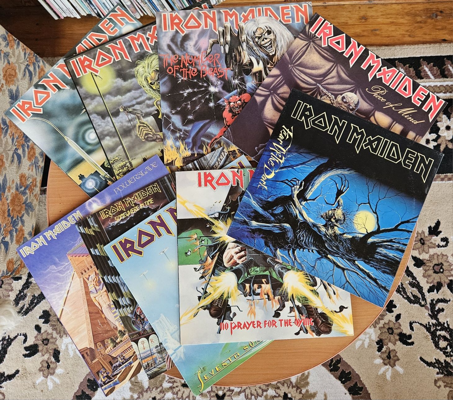 LP Iron Maiden набір з 9 класичних студійних альбомів 1980-1992рр.