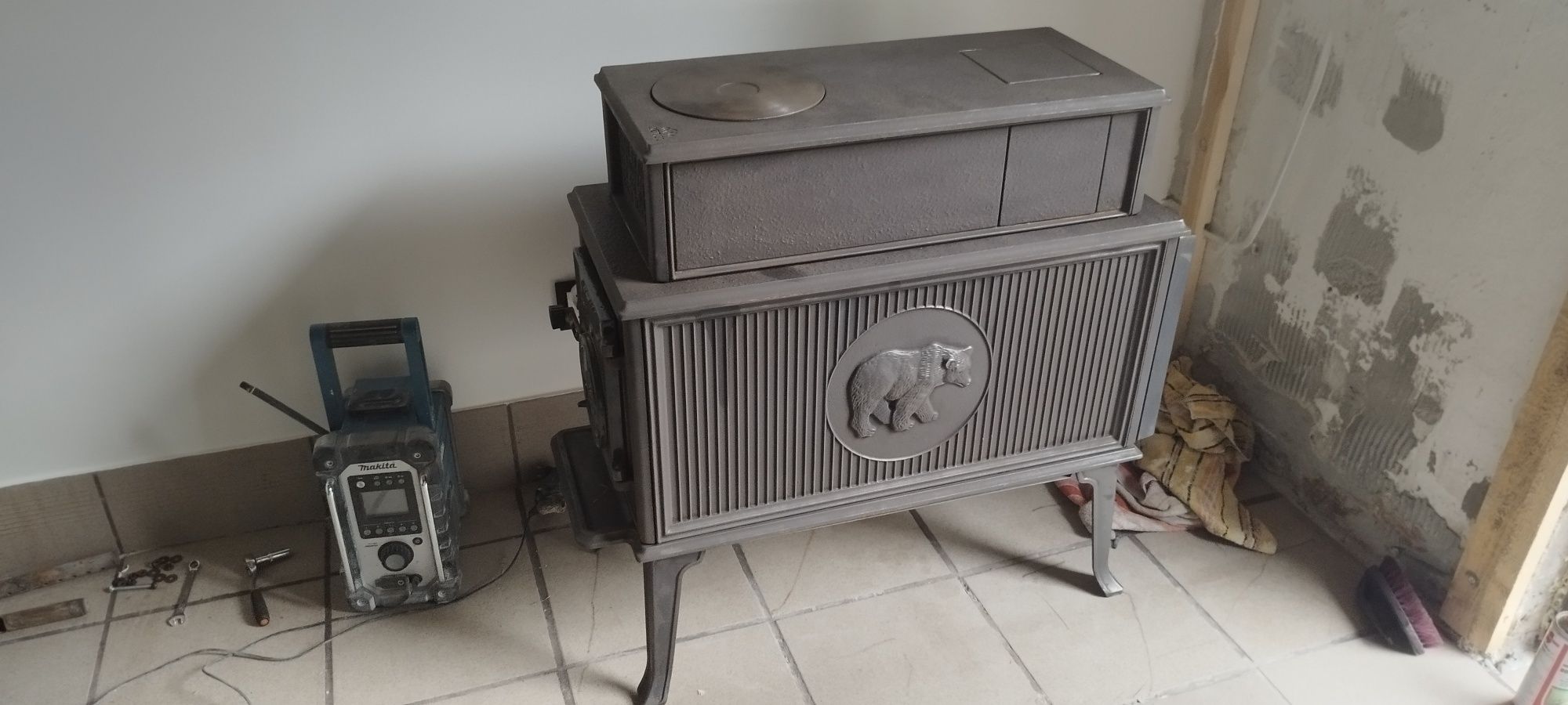 Piec koza JOTUL po przeglądzie.. bardzo wydajny.