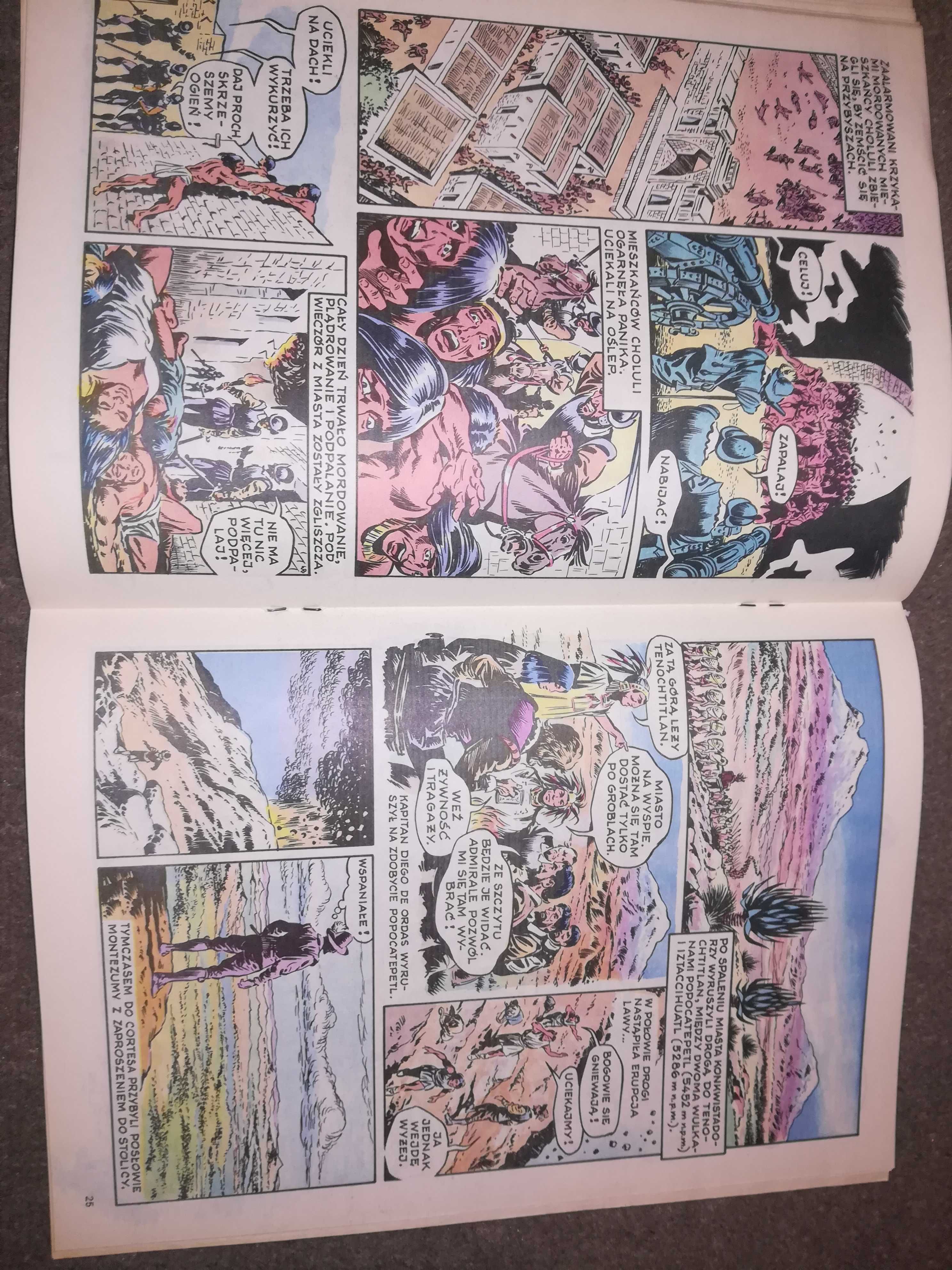 komiks hernan cortes i podbój meksyku wyd 1 rok 1986