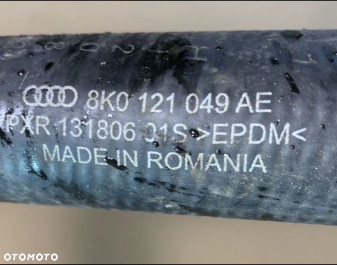8K0121049 waż rura wody audi a4 b8 a5 8t lift