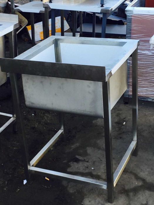 Стіл із нерж сталі, Мийка з нержавійки. Стеллаж нержавіючий