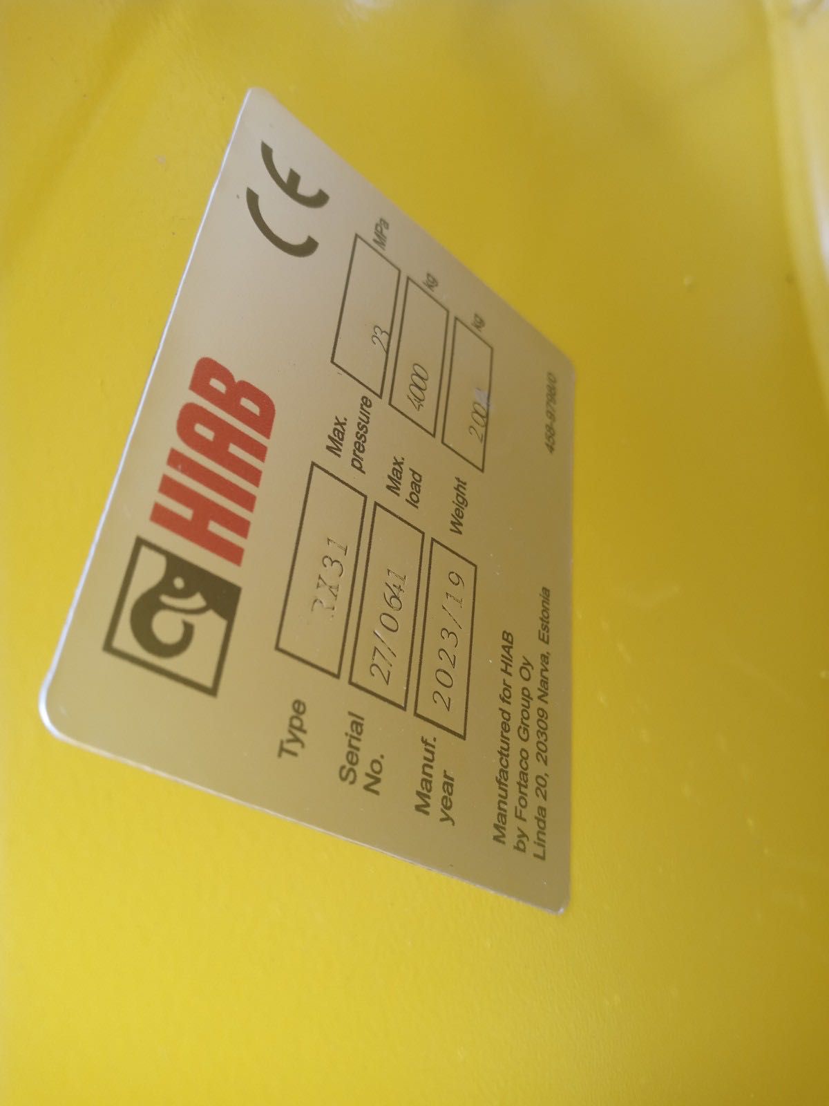 LOGLIFT RX31 chwytak do biomasy (epsilon, Jonsered, Kesla, penz)