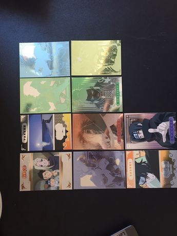 10 cartas de coleção de Naruto (coleção rara)