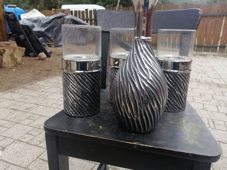 Wazon świecznik swieczniki