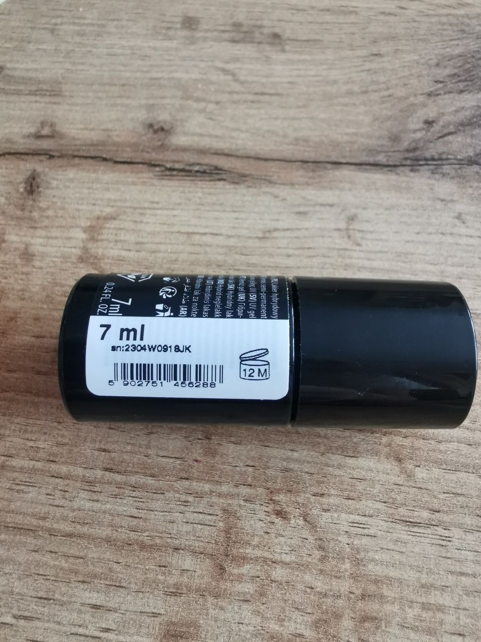 Semilac lakier hybrydowy 396 czerwony flash efekt