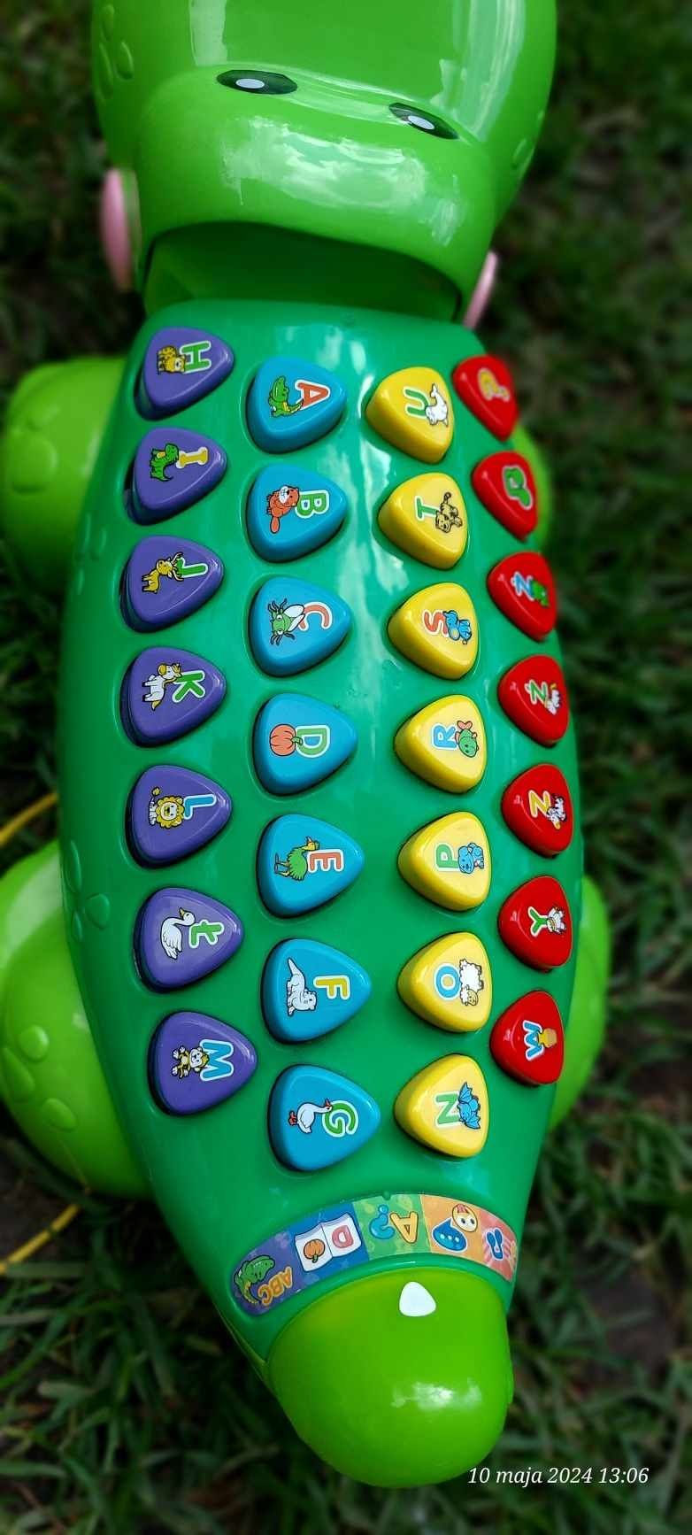 Aligator interaktywny zabawka edukacyjna. STAN BARDZO DOBRY.