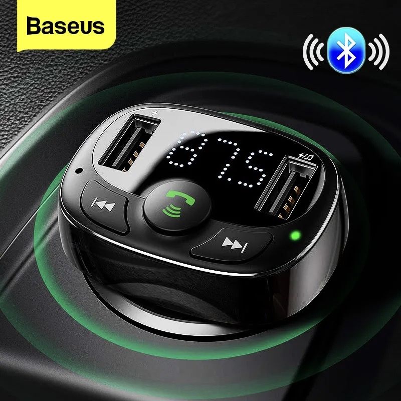 Фірмовий Baseus FM - модулятор автомобільний Bluetooth